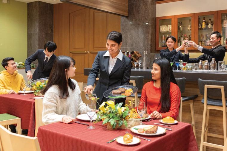 国際ホテルマネジメント科 カリキュラム レストランオペレーション
